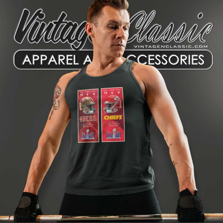 Chiefs Vs 49ers Super Bowl Lviii Tank Top Racerback Chiefs Vs 49ers Super Bowl Lviii Tank Top Racerback