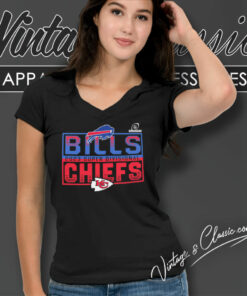 Chiefs Vs Buffalo Bills 2023 Super Divisional V Neck TShirt