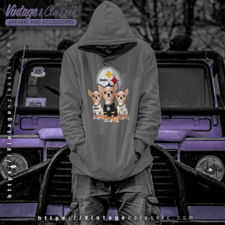 Chihuahuas Pittsburgh Steelers Hoodie Chihuahuas Pittsburgh Steelers Hoodie