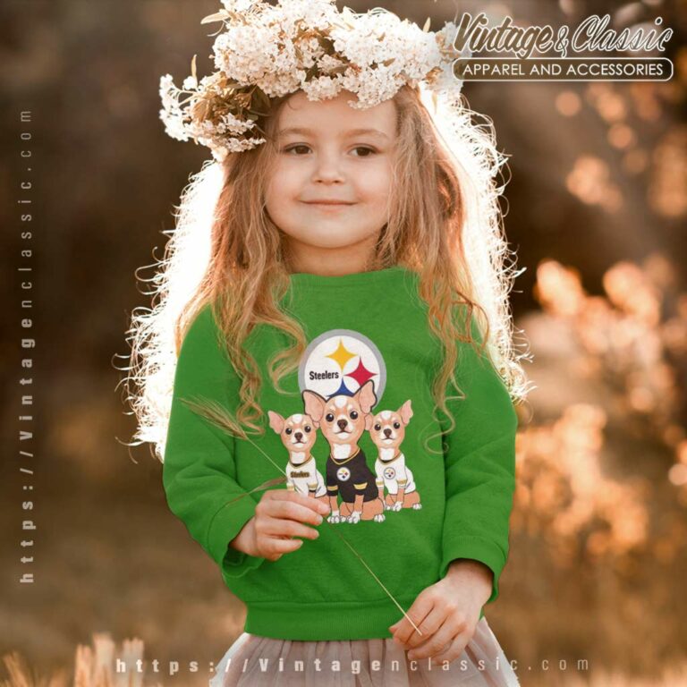 Chihuahuas Pittsburgh Steelers Kids Sweatshirt Chihuahuas Pittsburgh Steelers Kids Sweatshirt