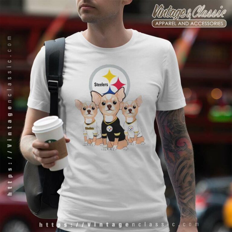Chihuahuas Pittsburgh Steelers T Shirt Chihuahuas Pittsburgh Steelers T Shirt