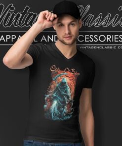 Children Of Bodom Shirt Grim Reaper V Neck TShirt