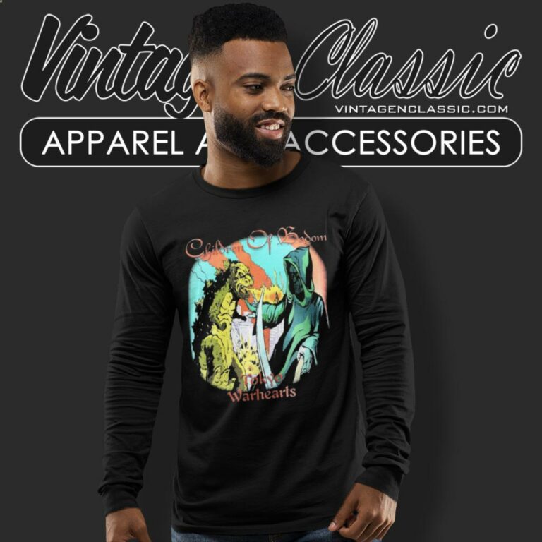 Children Of Bodom Shirt Tokyo Warhearts Long Sleeve Tee Children Of Bodom Shirt Tokyo Warhearts Long Sleeve Tee