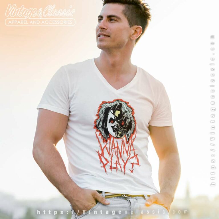 Childs Play Chucky Wanna Play Shirt V Neck TShirt Childs Play Chucky Wanna Play Shirt V Neck TShirt