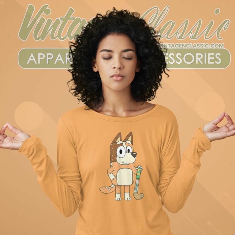 Chilli Bluey Shirt Gift For Mother Day Long Sleeve Tee Chilli Bluey Shirt Gift For Mother Day Long Sleeve Tee