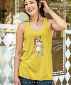 Chilli Bluey Shirt Gift For Mother Day Tank Top Racerback