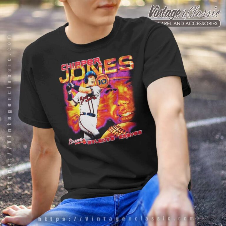 Chipper Jones Atlanta Braves T Shirt Chipper Jones Atlanta Braves T Shirt