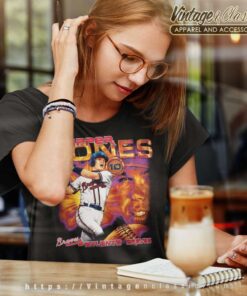 Chipper Jones Atlanta Braves Women TShirt