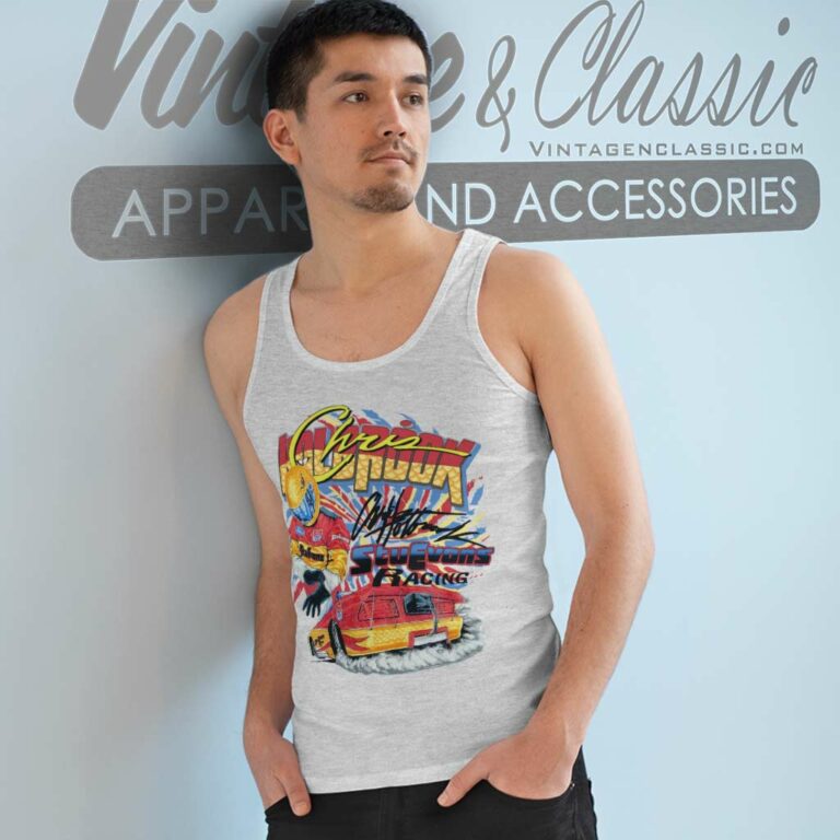 Chris Holbrook Stu Evans Racing Nascar Tank Top Racerback Chris Holbrook Stu Evans Racing Nascar Tank Top Racerback
