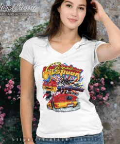 Chris Holbrook Stu Evans Racing Nascar V Neck TShirt