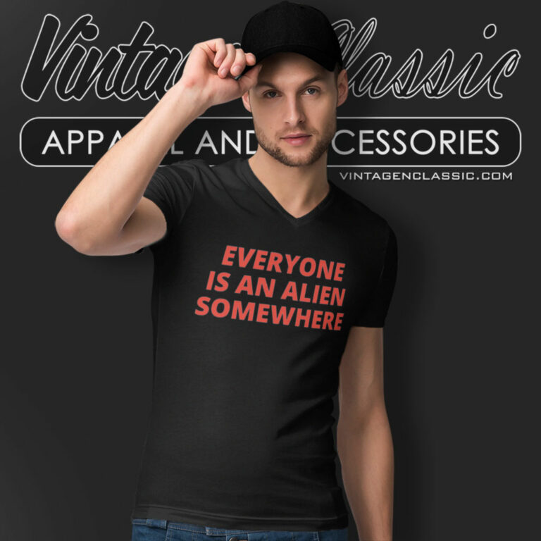 Chris Martin Shirt Everyone Is An Alien Somewhere V Neck TShirt Chris Martin Shirt Everyone Is An Alien Somewhere V Neck TShirt