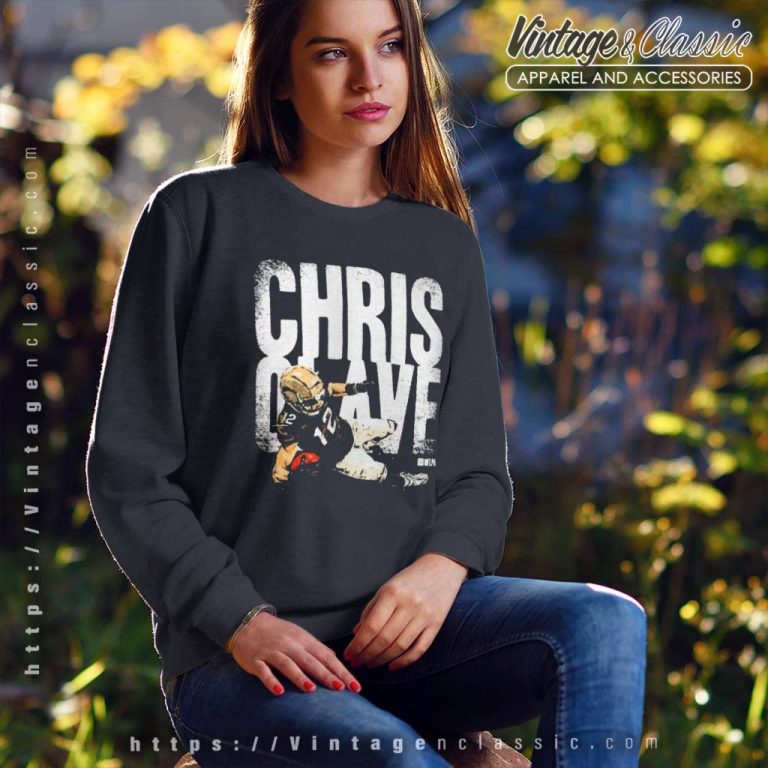 Chris Olave New Orleans Saints Sweatshirt Chris Olave New Orleans Saints Sweatshirt