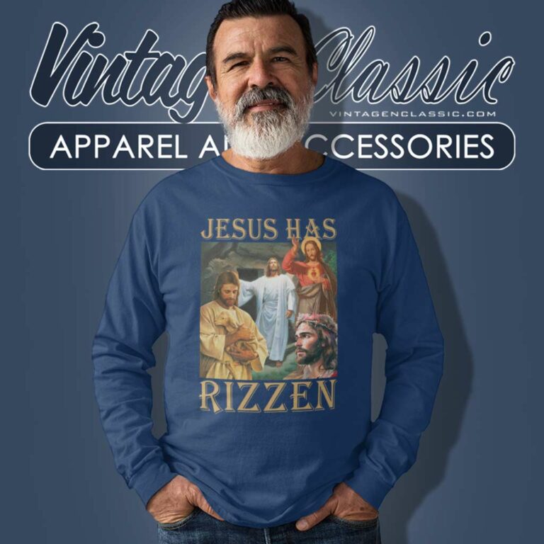 Christian Jesus Has Rizzen 2024 Long Sleeve Tee Christian Jesus Has Rizzen 2024 Long Sleeve Tee
