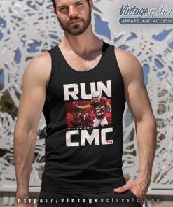 Christian McCaffrey 23 San Francisco 49ers Run CMC Tank Top Racerback