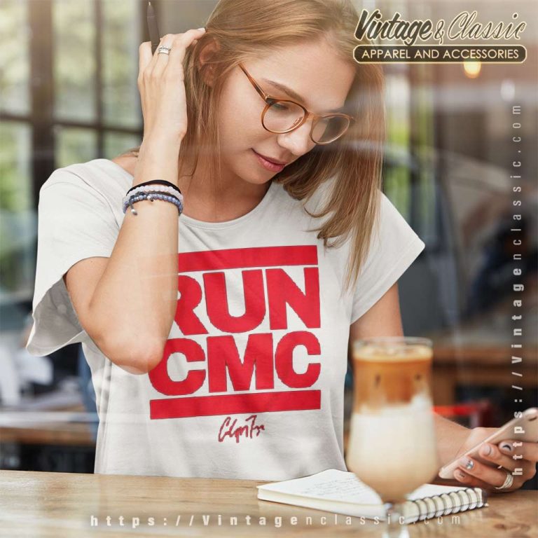 Christian Mccaffrey Run Cmc San Francisco 49ers Women TShirt Christian Mccaffrey Run Cmc San Francisco 49ers Women TShirt