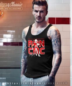 Christian McCaffrey San Francisco Run CMC Metal Football Signature Shirt 4 Christian Mccaffrey San Francisco Run Cmc Metal Football Signature Tank Top Racerback