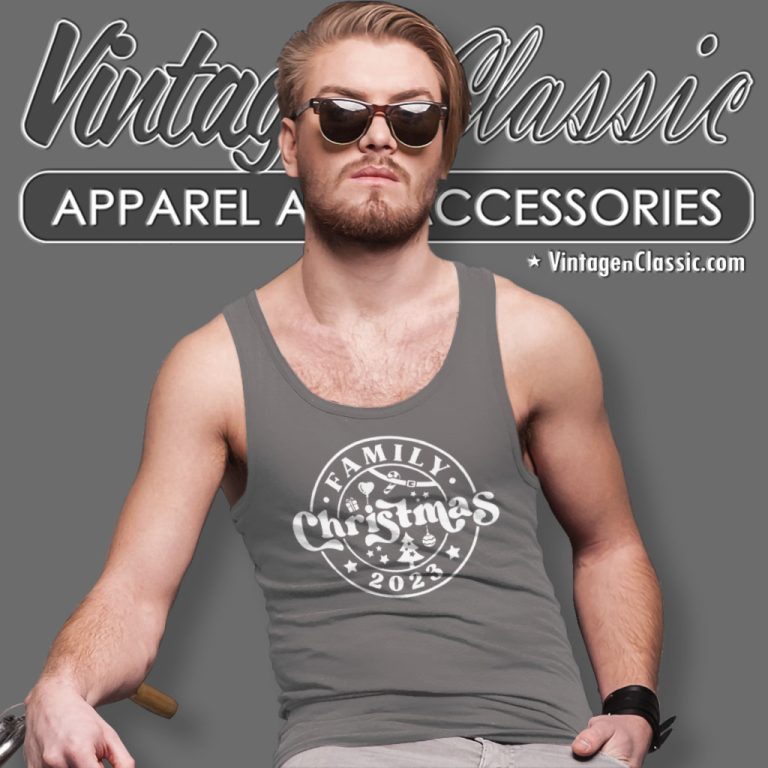 Christmas 2023 Family Tank Top Racerback Christmas 2023 Family Tank Top Racerback