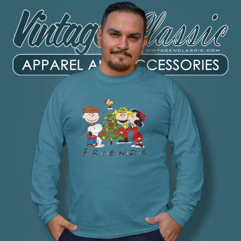 Christmas Charlie Brown And Friend Long Sleeve Tee Christmas Charlie Brown And Friend Long Sleeve Tee