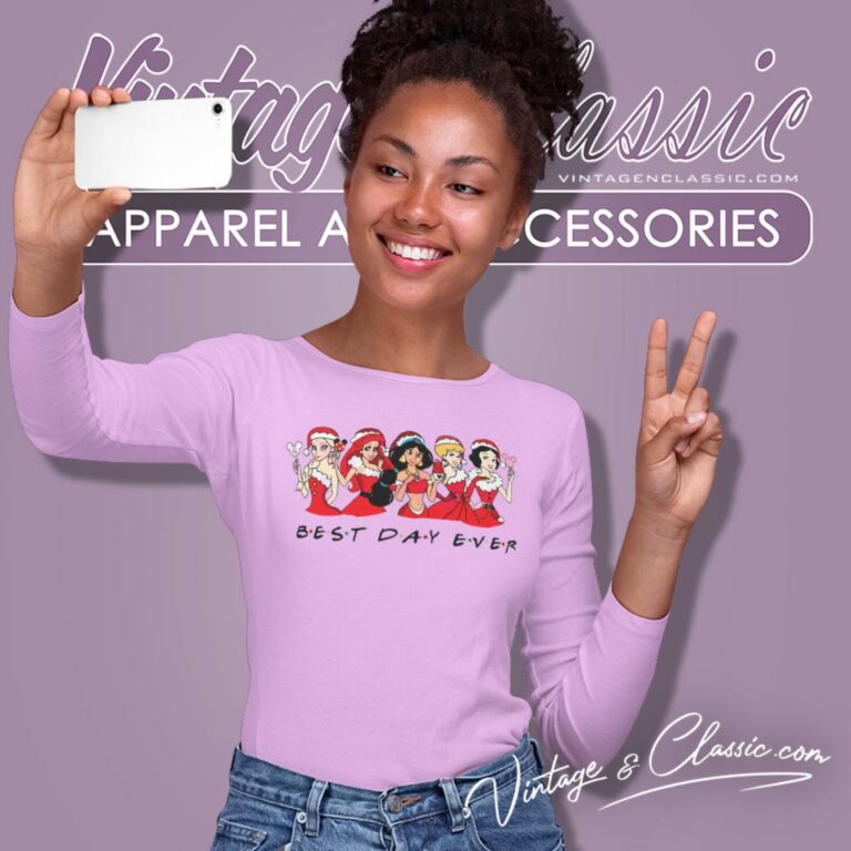 Christmas Disney Princess Best Day Ever Long Sleeve Tee Christmas Disney Princess Best Day Ever Long Sleeve Tee