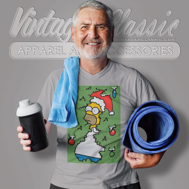 Christmas Homer Simpson Meme V Neck TShirt Christmas Homer Simpson Meme V Neck TShirt