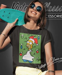 Christmas Homer Simpson Meme Shirt 6 Christmas Homer Simpson Meme Women T Shirt