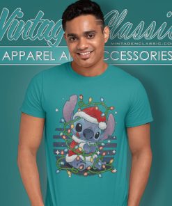 Christmas Lilo And Stitch Christmas Lights T Shirt