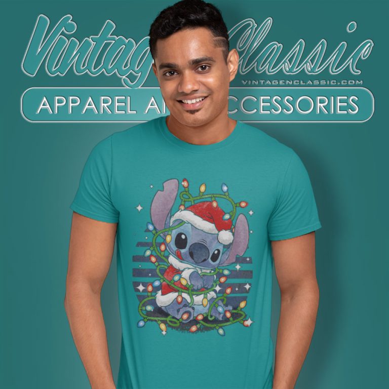 Christmas Lilo And Stitch Christmas Lights T Shirt Christmas Lilo And Stitch Christmas Lights T Shirt