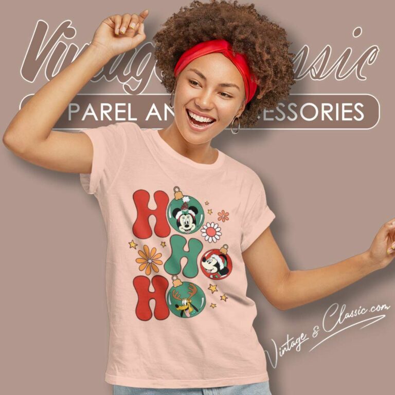 Christmas Mouse And Friends Hohoho Women TShirt Christmas Mouse And Friends Hohoho Women TShirt