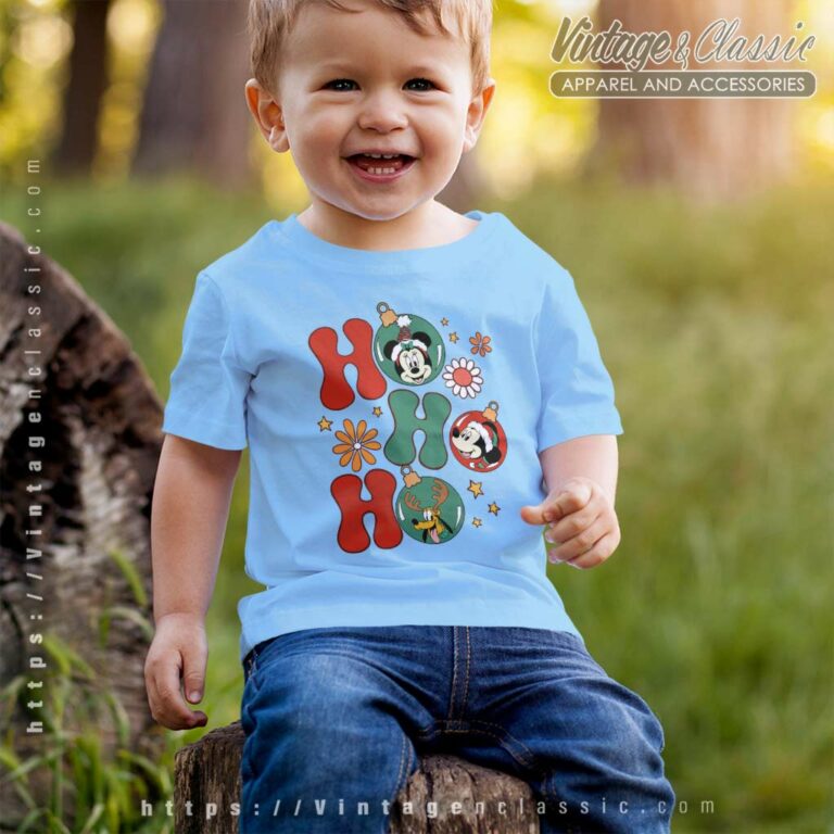 Christmas Mouse And Friends Hohoho kids tshirt Christmas Mouse And Friends Hohoho kids tshirt
