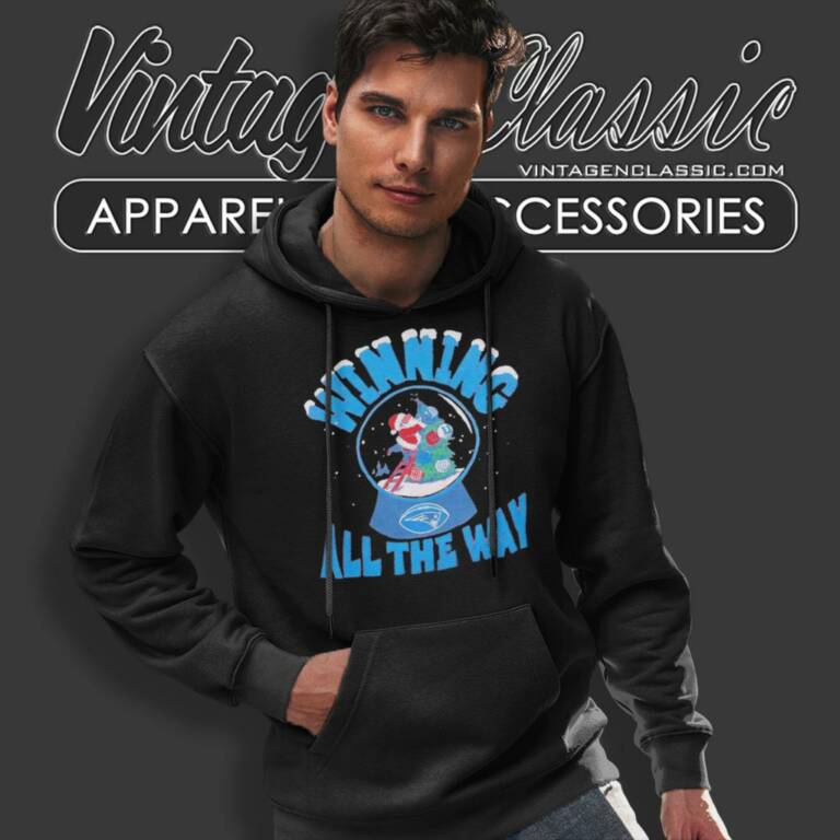 Christmas New England Patriots Winning All The Way Hoodie Christmas New England Patriots Winning All The Way Hoodie