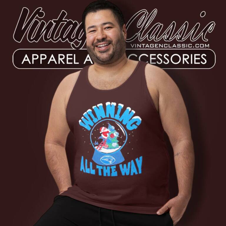 Christmas New England Patriots Winning All The Way Tank Top Racerback Christmas New England Patriots Winning All The Way Tank Top Racerback