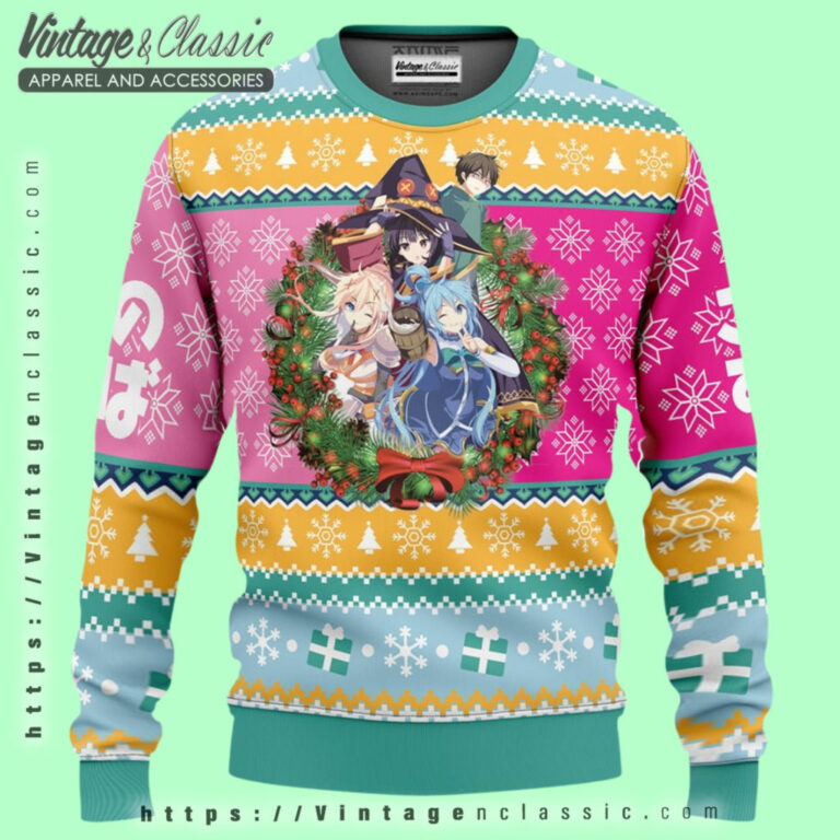 Christmas Spirit Konosuba Ugly Sweater Ugly Christmas Sweater Christmas Spirit Konosuba Ugly Sweater Ugly Christmas Sweater