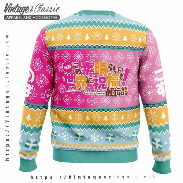 Christmas Spirit Konosuba Ugly Sweater back Ugly Christmas Sweater Christmas Spirit Konosuba Ugly Sweater back Ugly Christmas Sweater