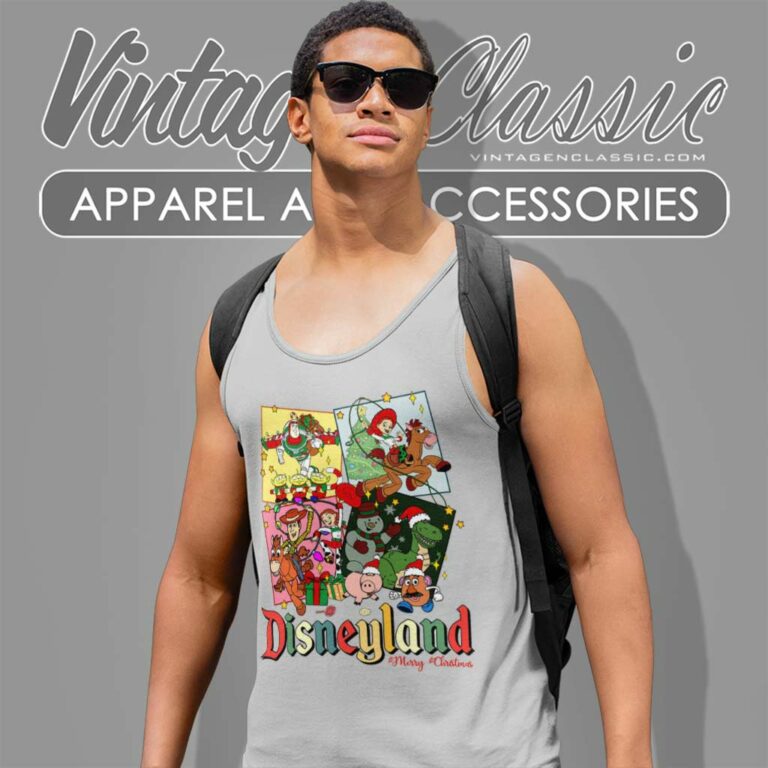 Christmas Toy Story Friends Holiday Tank Top Racerback Christmas Toy Story Friends Holiday Tank Top Racerback