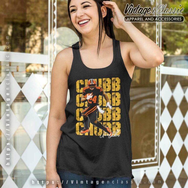 Chubb Nick Cleveland Browns Football Team Tank Top Racerback Chubb Nick Cleveland Browns Football Team Tank Top Racerback