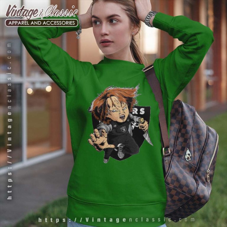 Chucky Las Vegas Raiders Halloween Sweatshirt Chucky Las Vegas Raiders Halloween Sweatshirt