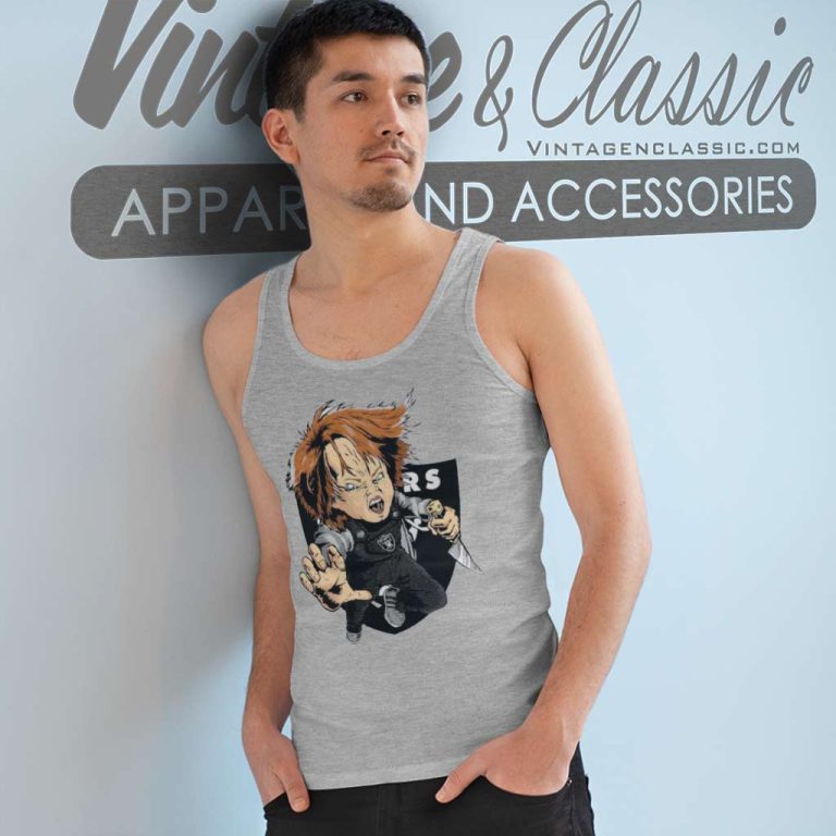 Chucky Las Vegas Raiders Halloween Tank Top Racerback Chucky Las Vegas Raiders Halloween Tank Top Racerback