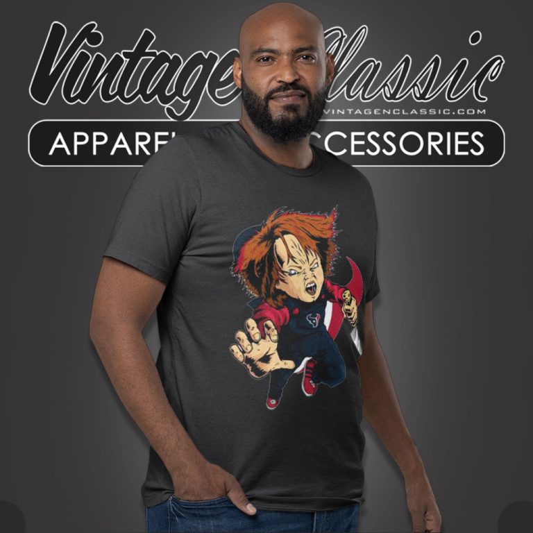 Chucky Houston Texans Halloween T Shirt Chucky Houston Texans Halloween T Shirt