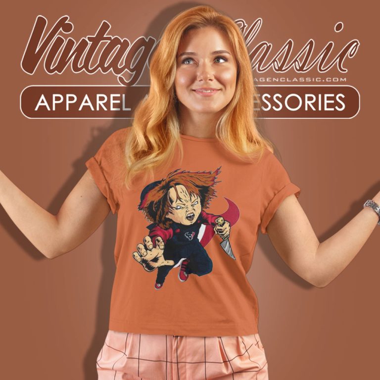 Chucky Houston Texans Halloween Women T Shirt Chucky Houston Texans Halloween Women T Shirt