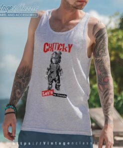 Chucky Lets Be Friends Shirt Tank Top Racerback