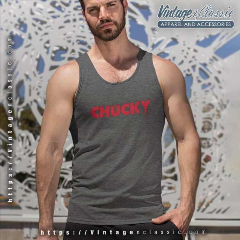 Chucky Logo Signature Shirt Tank Top Racerback Chucky Logo Signature Shirt Tank Top Racerback