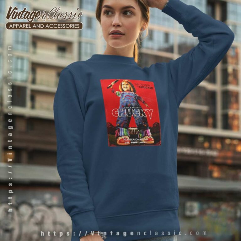 Chucky Season 3 Poster Shirt Chucky Childs Play Sweatshirt Chucky Season 3 Poster Shirt Chucky Childs Play Sweatshirt
