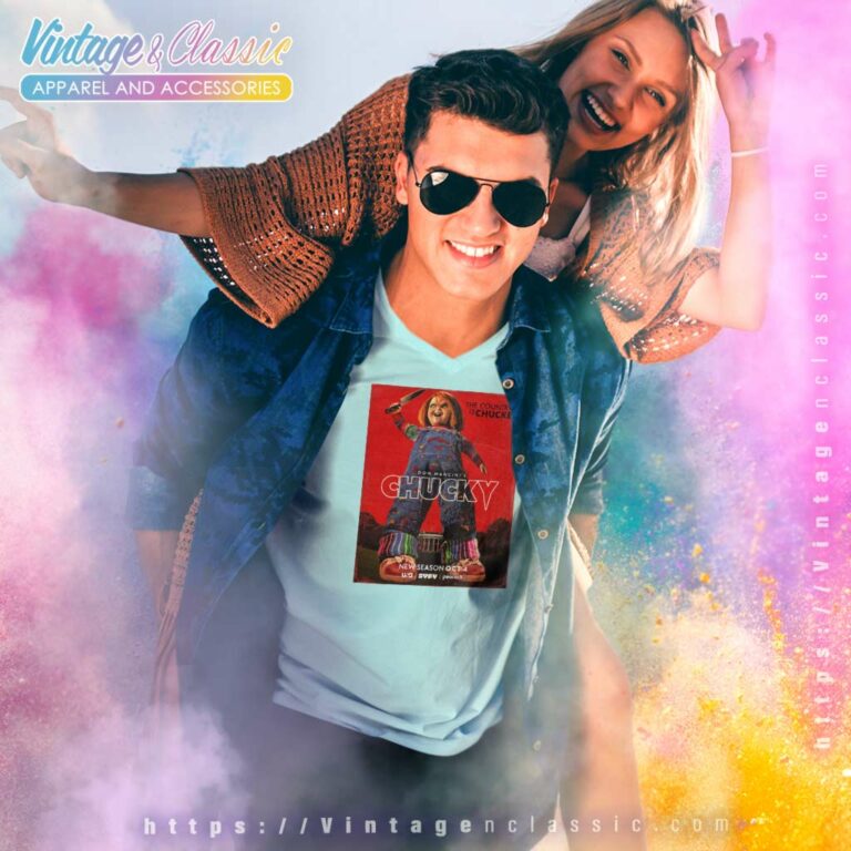 Chucky Season 3 Poster Shirt Chucky Childs Play V Neck TShirt Chucky Season 3 Poster Shirt Chucky Childs Play V Neck TShirt