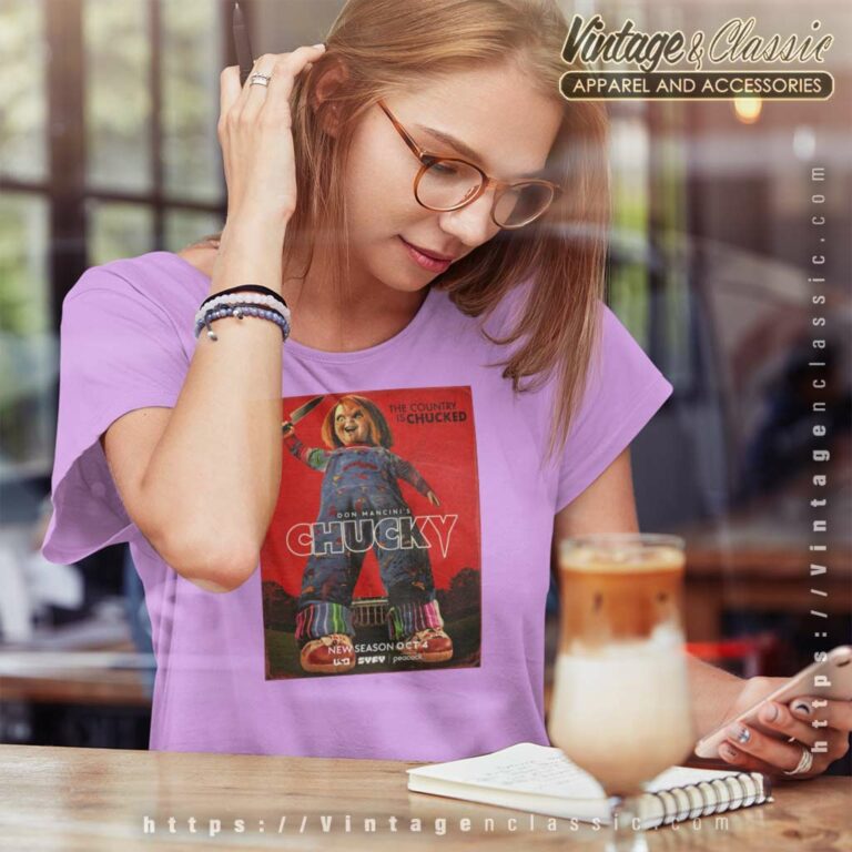 Chucky Season 3 Poster Shirt Chucky Childs Play Women TShirt Chucky Season 3 Poster Shirt Chucky Childs Play Women TShirt