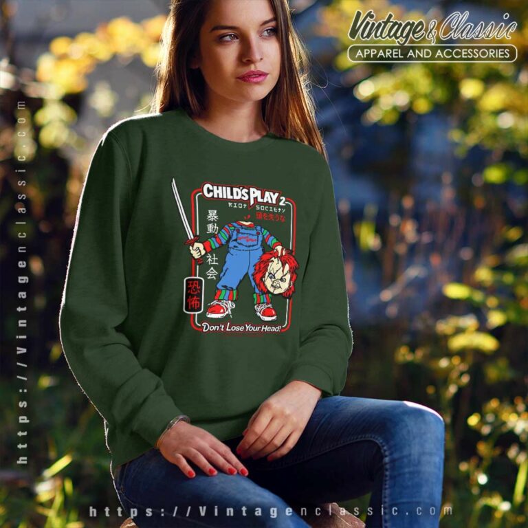 Chucky Shirt Childs Play 2 Riot Society Sweatshirt Chucky Shirt Childs Play 2 Riot Society Sweatshirt