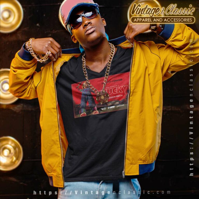 Chucky Shirt Chucky Season 3 Poster V Neck TShirt Chucky Shirt Chucky Season 3 Poster V Neck TShirt