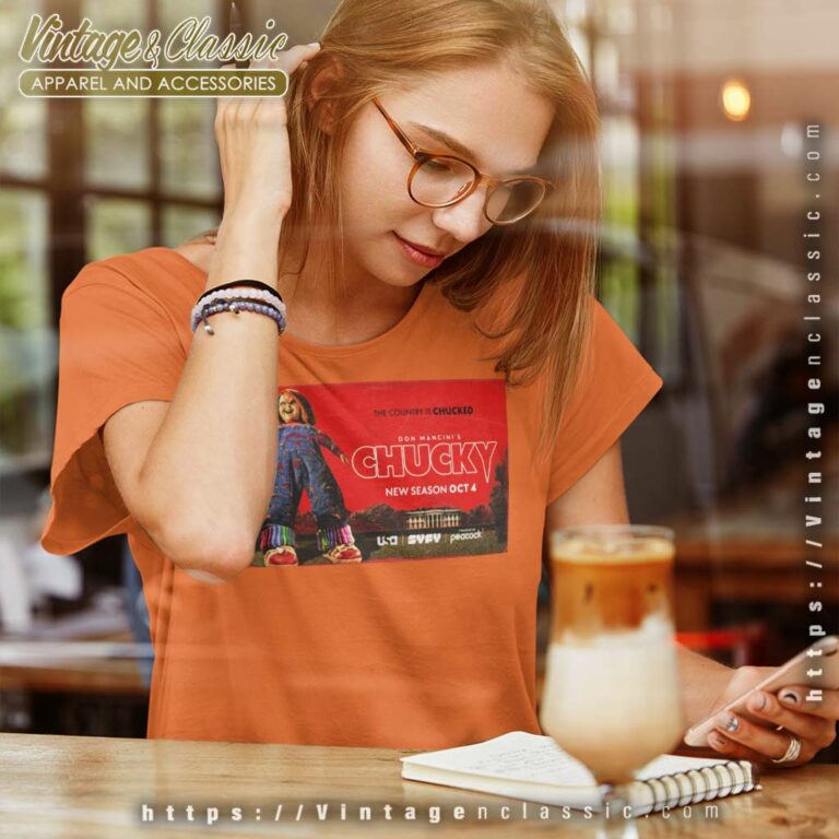 Chucky Shirt Chucky Season 3 Poster Women TShirt Chucky Shirt Chucky Season 3 Poster Women TShirt