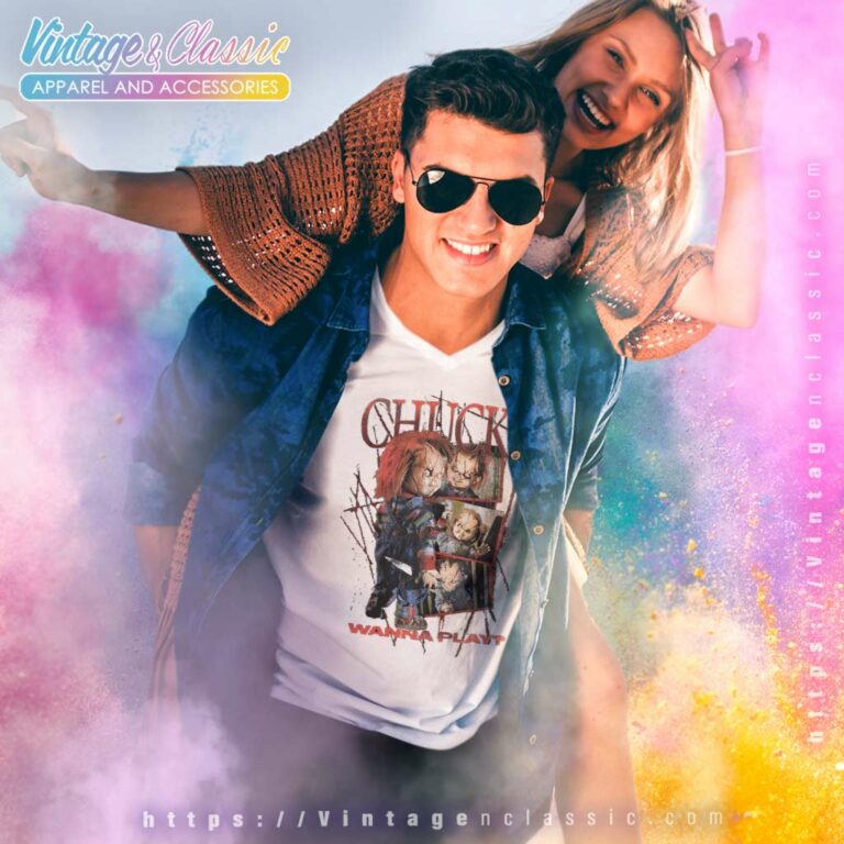 Chucky Wanna Play Shirt V Neck TShirt Chucky Wanna Play Shirt V Neck TShirt