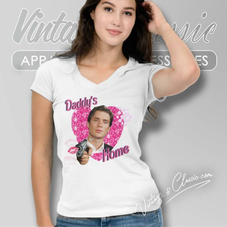 Cillian Murphy Daddy's Home V Neck TShirt Cillian Murphy Daddy's Home V Neck TShirt