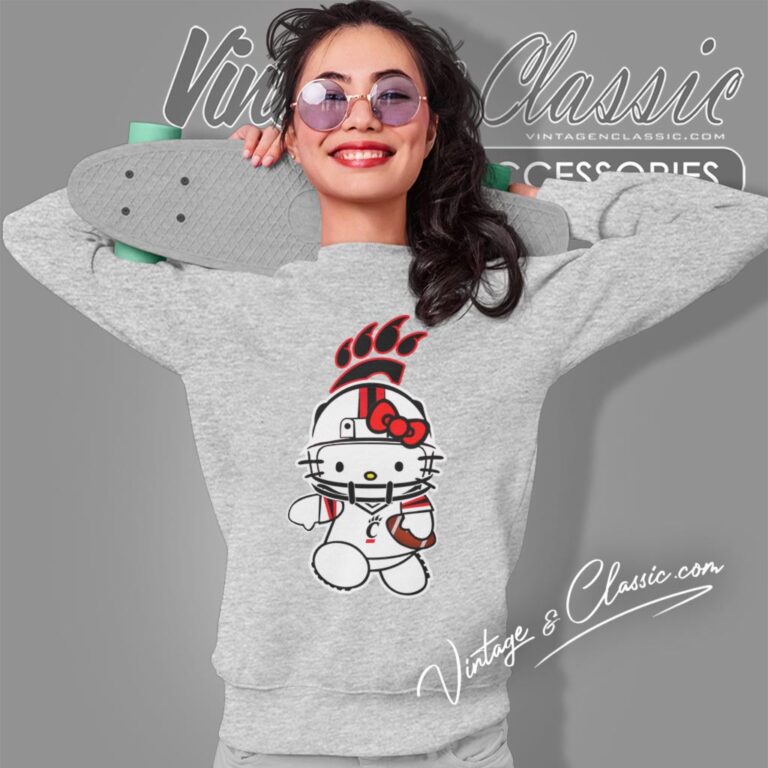 Cincinnati Bearcats Hello Kitty Sweatshirt Cincinnati Bearcats Hello Kitty Sweatshirt